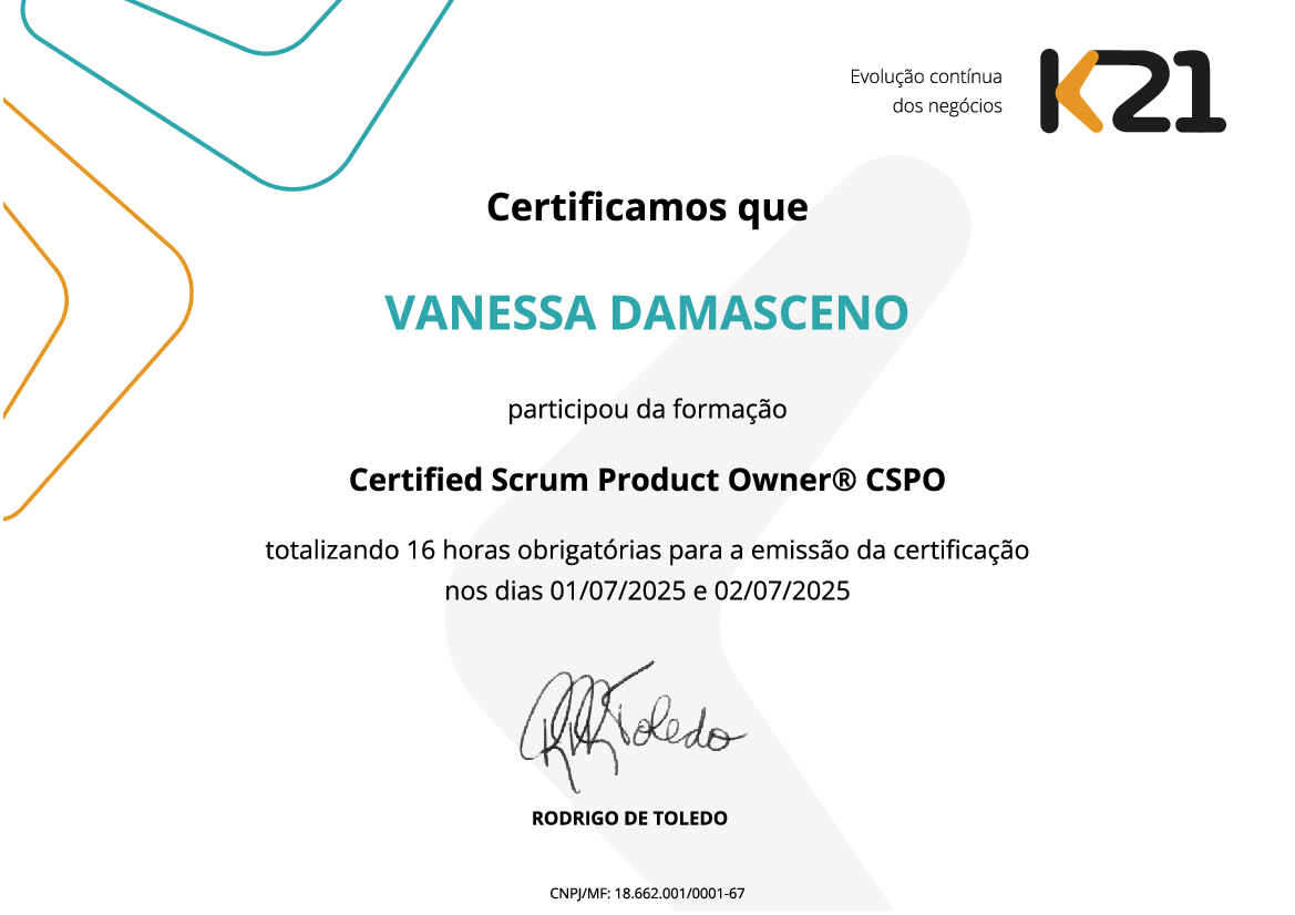 Certificado K21